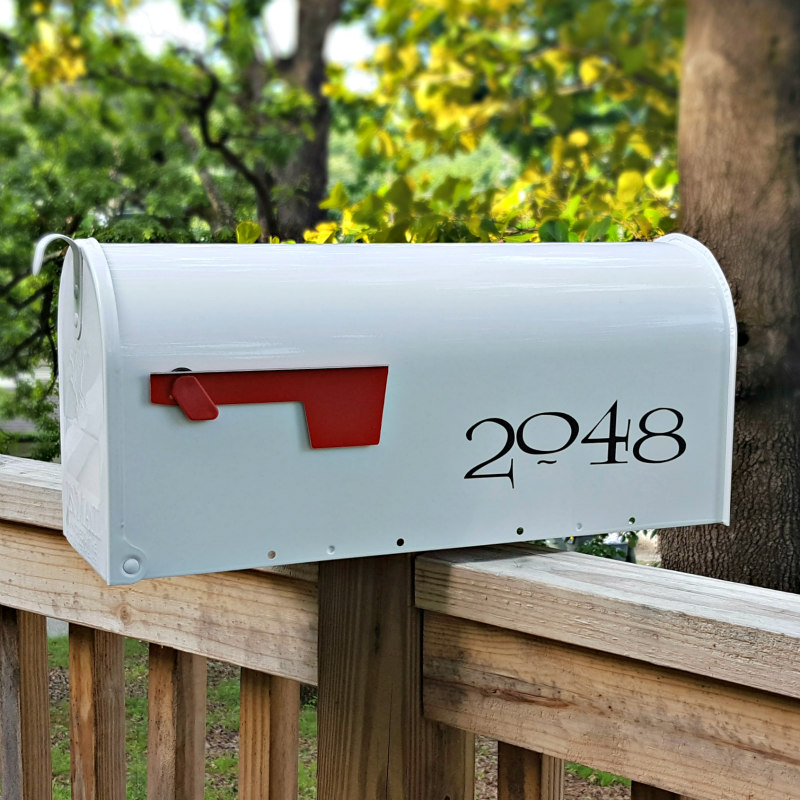 Magical mailbox numbers for the aspiring muggle family
